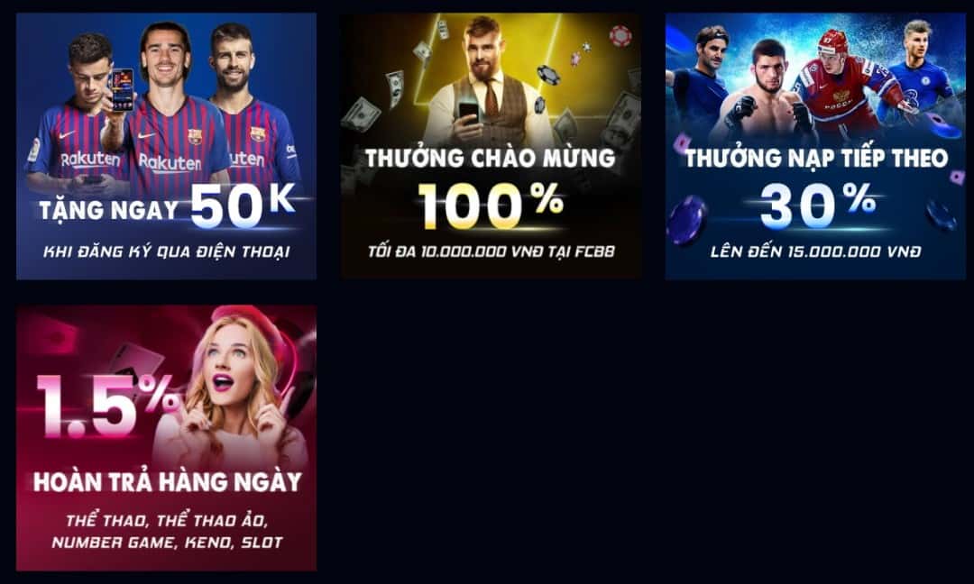 Khám phá ngay khuyến mãi nhà cái fcb8